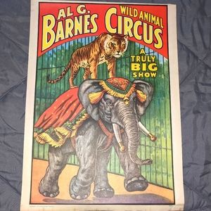 2 vintage circus posters